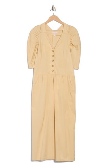 REBECCA TAYLOR REBECCA TAYLOR SHORT SLEEVE MAXI DRESS