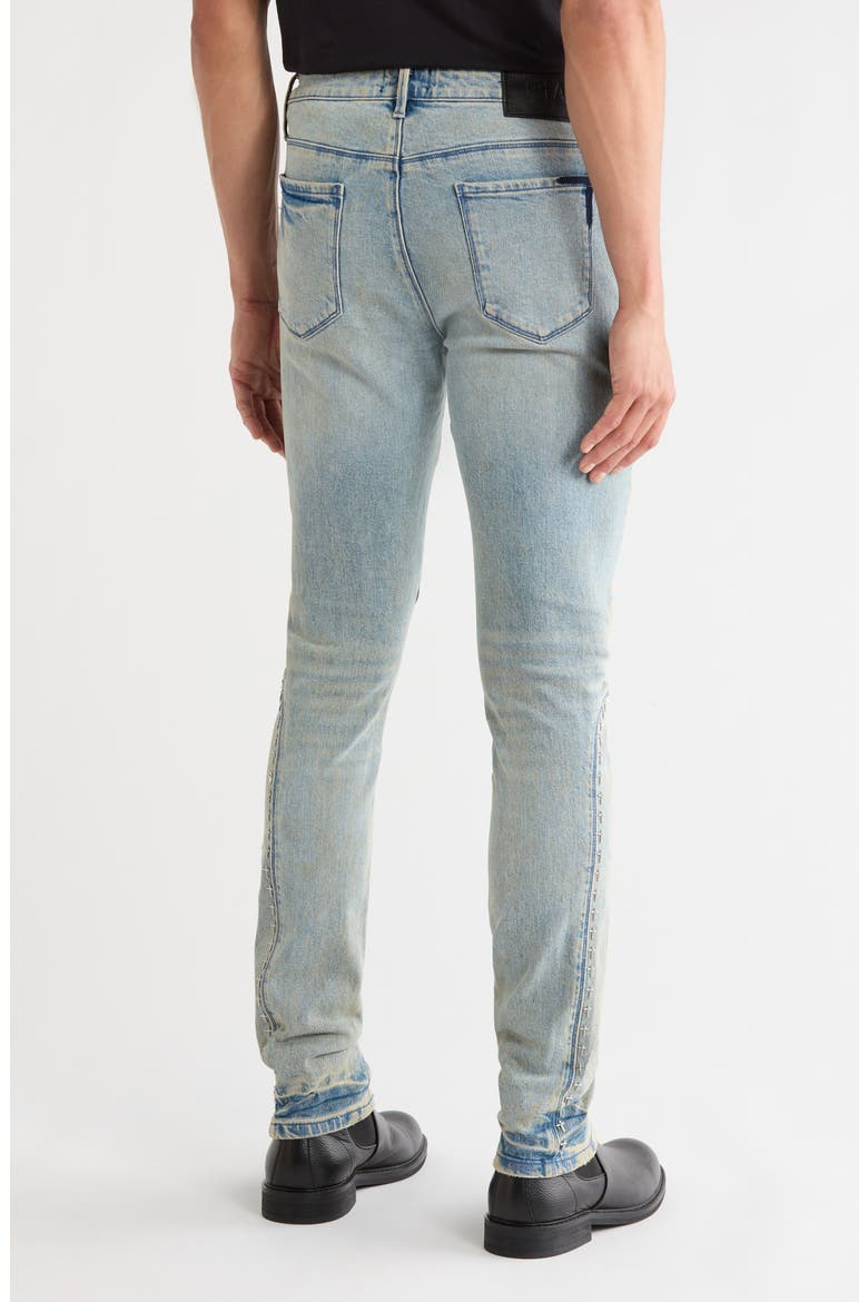 Enzo Released Hem Skinny Jeans, Alternate, color, INDIGO DUSK