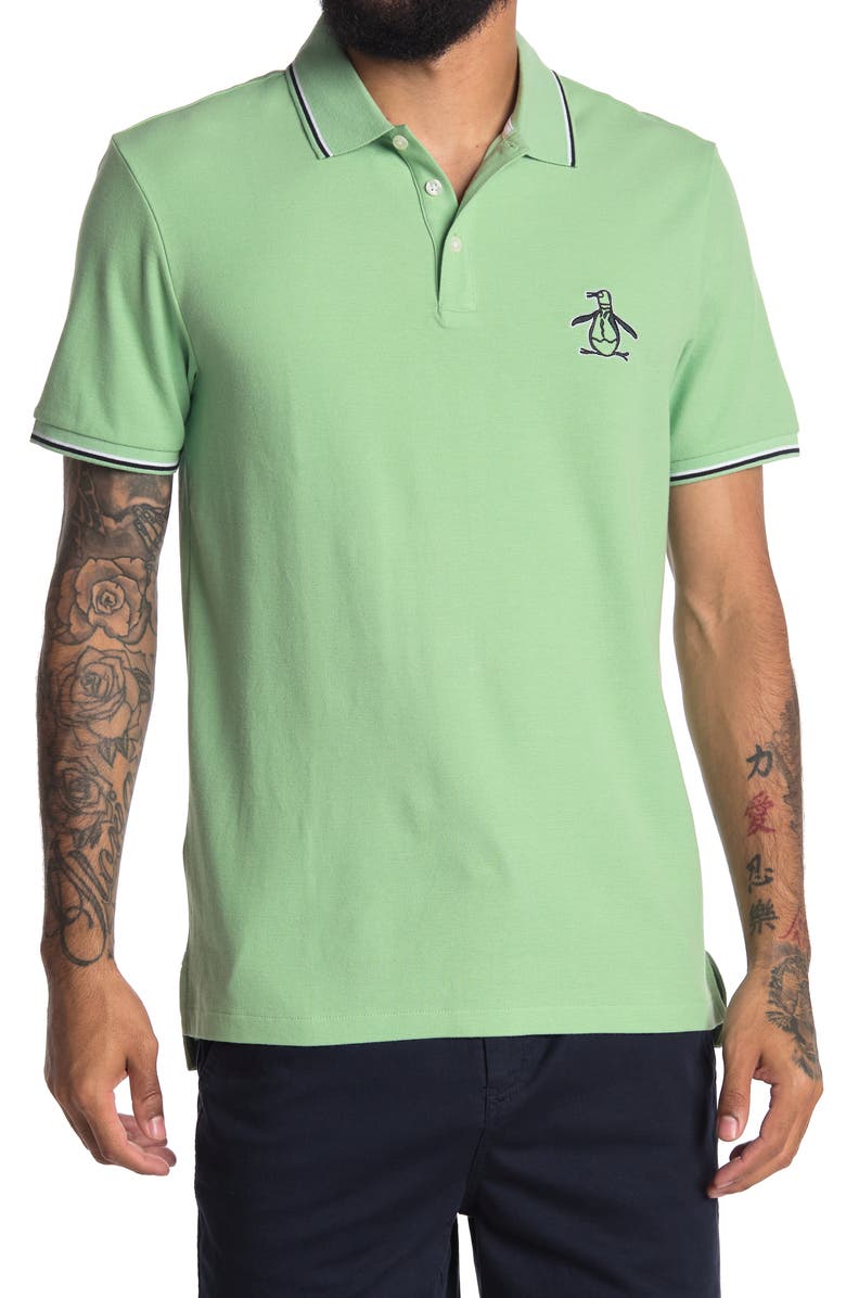 Original Penguin Mega Pete Tipped Polo, Main, color,