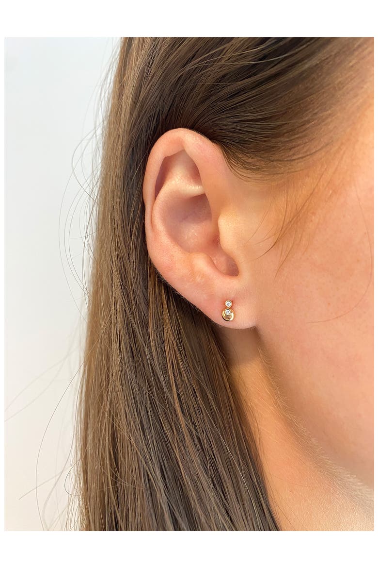 Lulu Jack Diamond Stud Earrings, Alternate, color, YELLOW GOLD