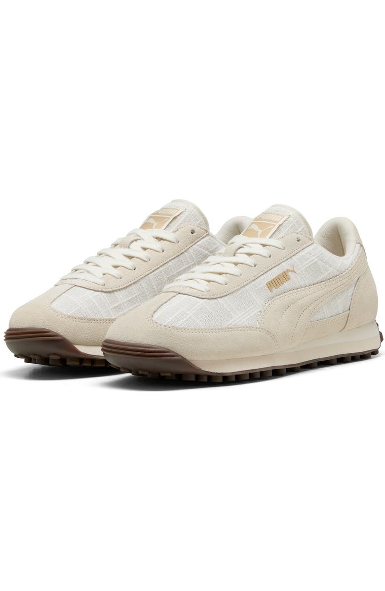 PUMA Easy Rider Straw Sneaker, Main, color, Alpine Snow/ Warm White