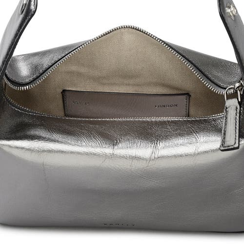Radley De Beauvoir Small Ziptop Satchel Bag In Silver