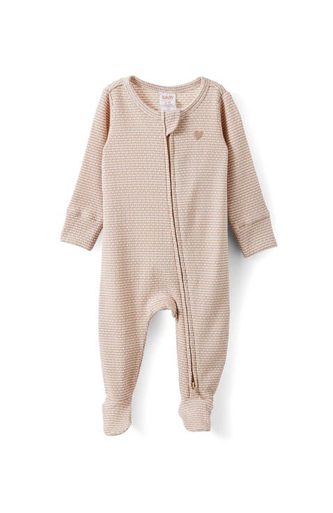Organic Pointelle Zip All In One Romper