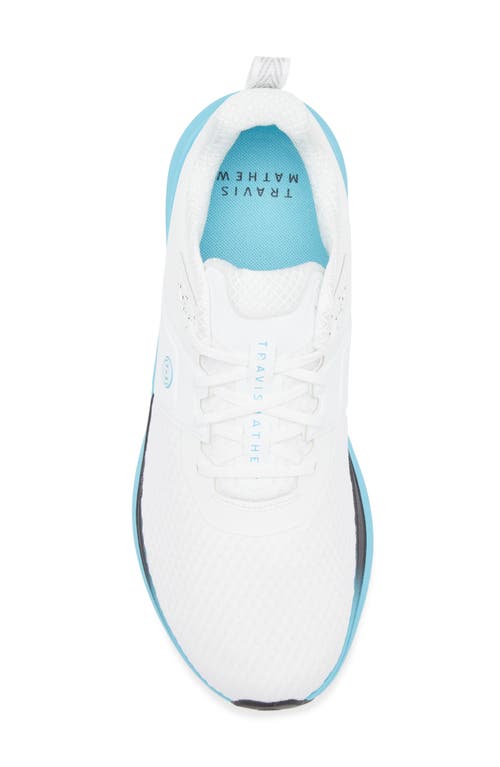 Travismathew The Nuage Sneaker In White/blue