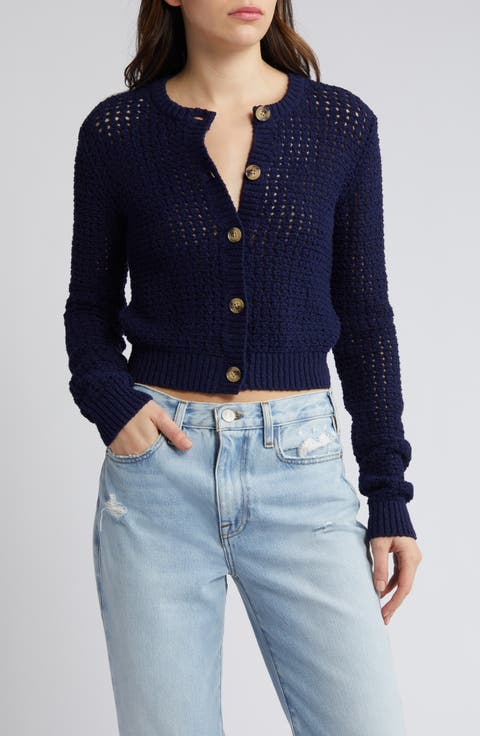 Crop Cotton Cardigan