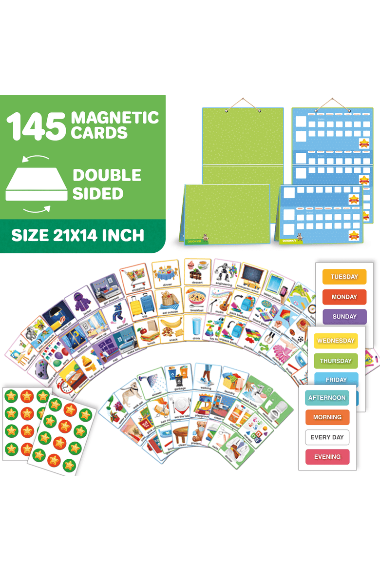 Magnetic Chore Chart for Kids - Visual Responsibility and Behavior Board for Children, Toddlers, and Teens, Alternate, color, Adhd Board