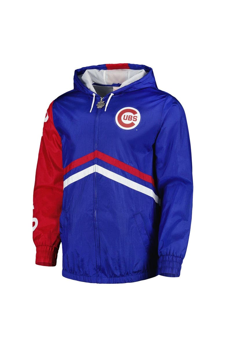 Mitchell & Ness Men's Mitchell & Ness Royal Chicago Cubs Undeniable Full-Zip Hoodie Windbreaker Jacket, Alternate, color, Royal