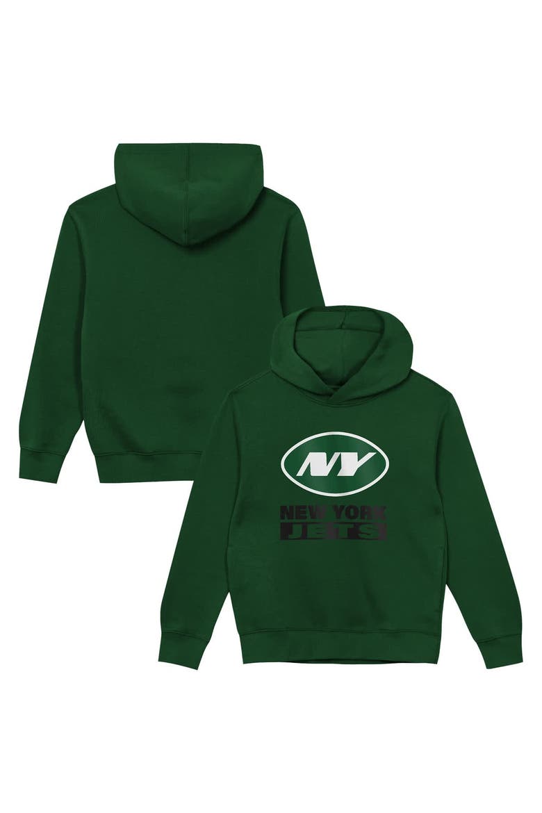 Toddler Outerstuff  Green New York Jets Back to Basics Hoodie, Main, color, Green