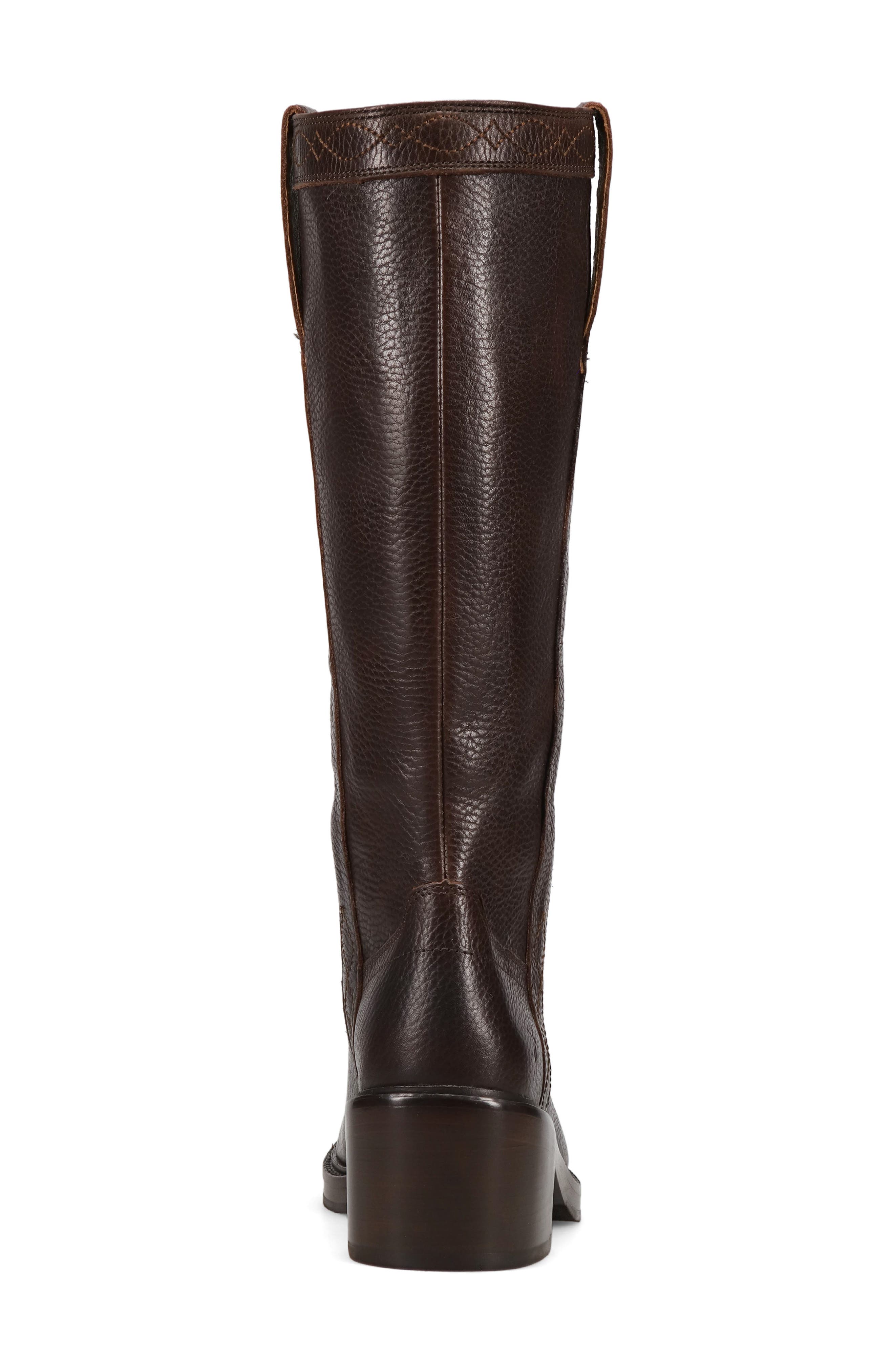 Kate Block Heel Boot, Alternate, color, DARK BROWN