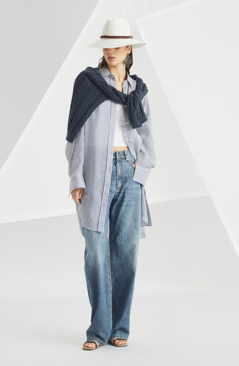 Brunello Cucinelli Contemporary Loose trousers, Alternate, color, 