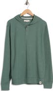 Lucky Brand Waffle Knit Jersey Hoodie