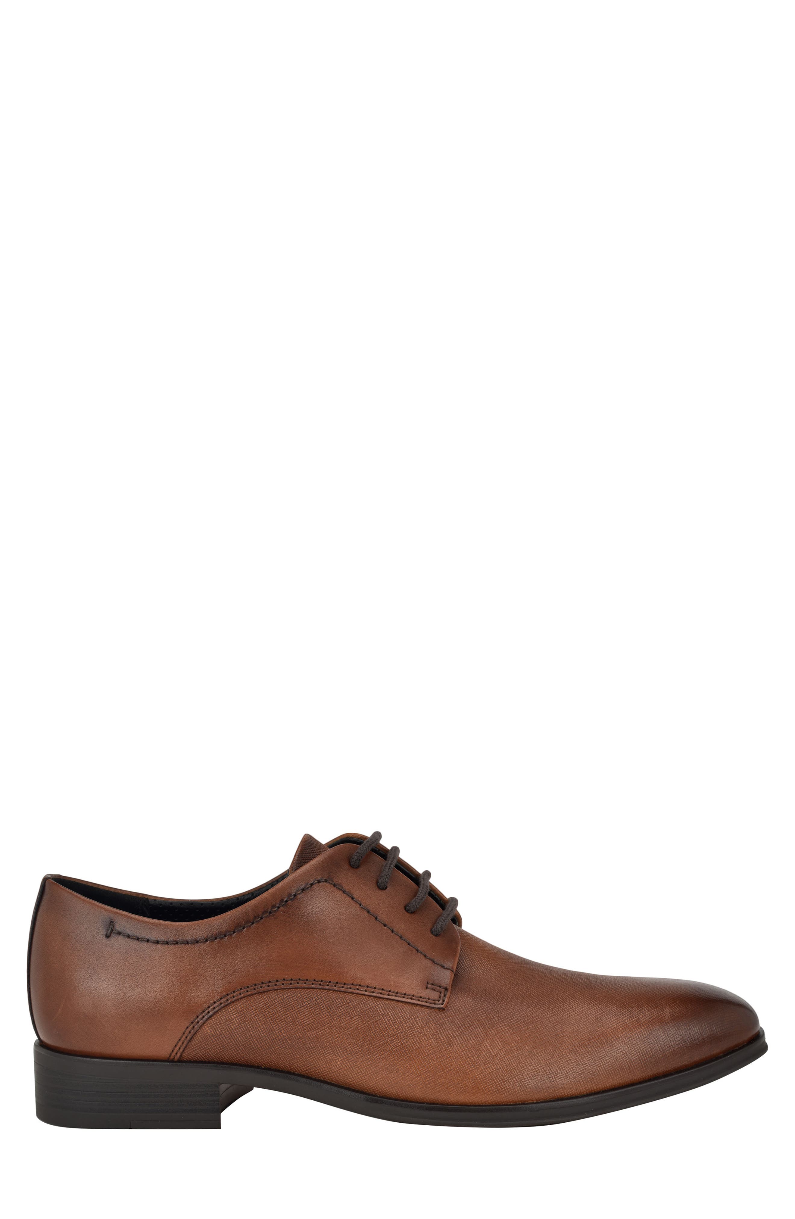Calvin Klein Dearl Derby, Alternate, color, Cognac