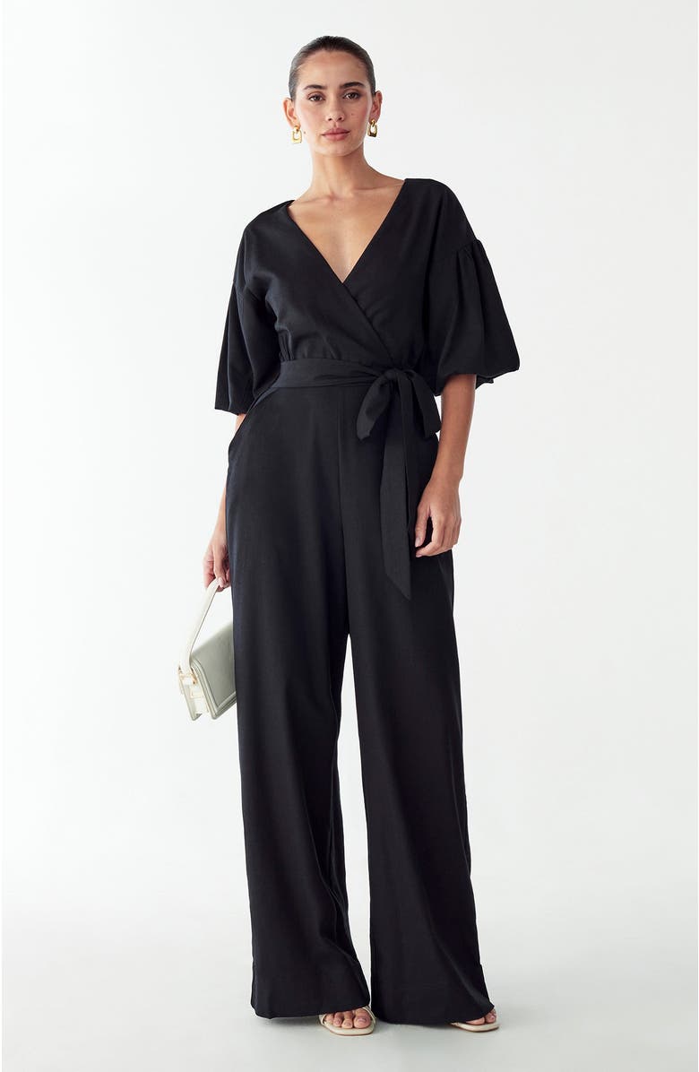 WILLA Andrea Jumpsuit, Alternate, color, Black