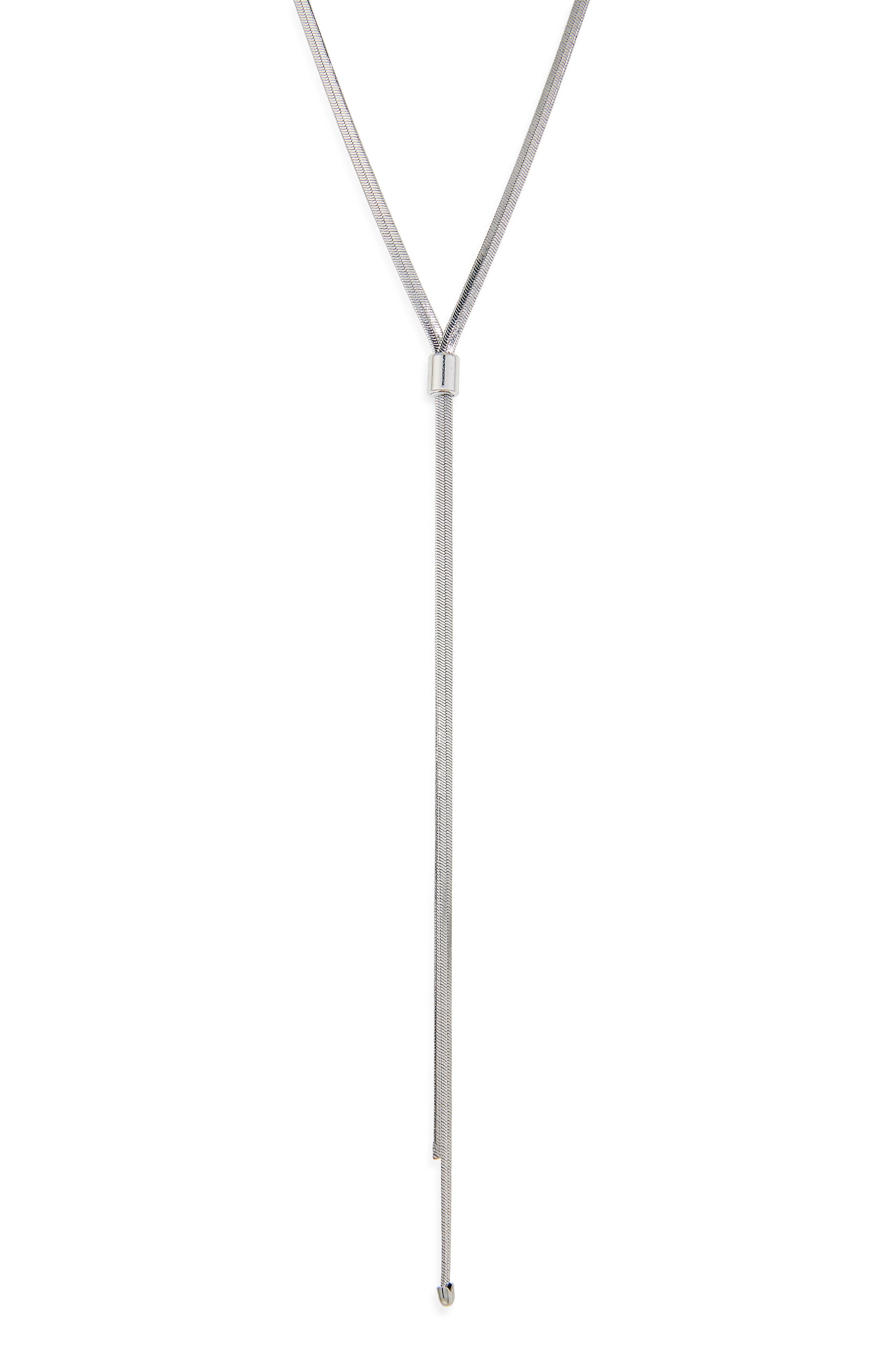 NORDSTROM RACK Y-Drop Chain Necklace