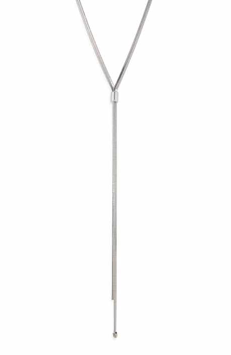 NORDSTROM RACK Y-Drop Chain Necklace