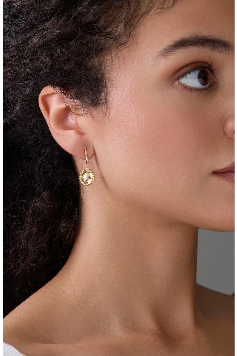 14K Gold Drop Earrings, Alternate, color, 14K YELLOW GOLD