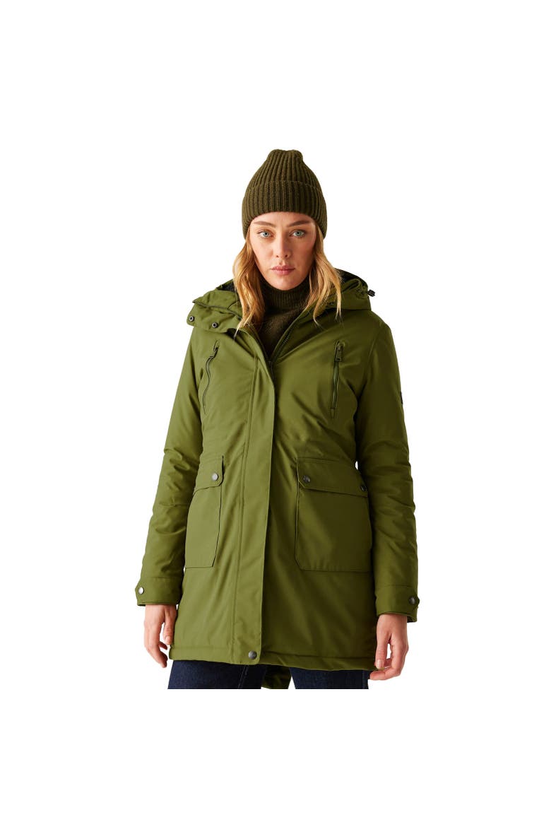Valenta Waterproof Jacket, Main, color, Nephrite Green and Black