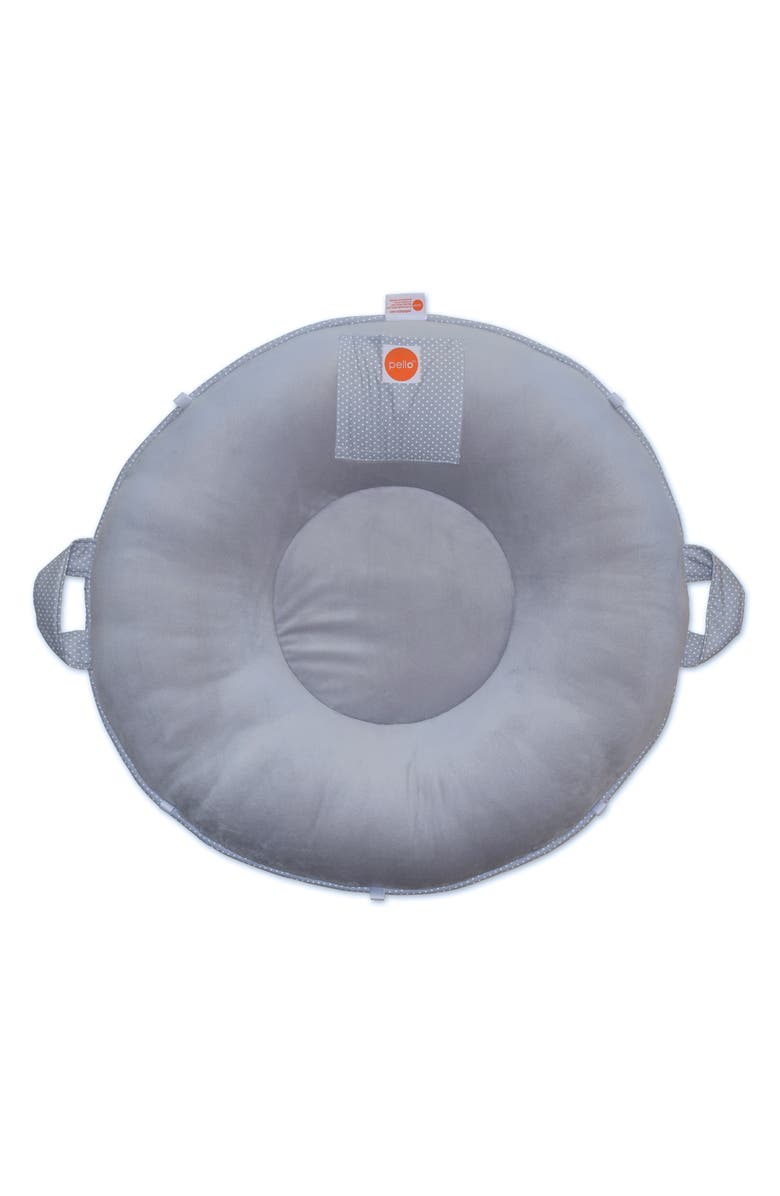 Pello Serenity Luxe Portable Floor Pillow, Alternate, color, Light Gray