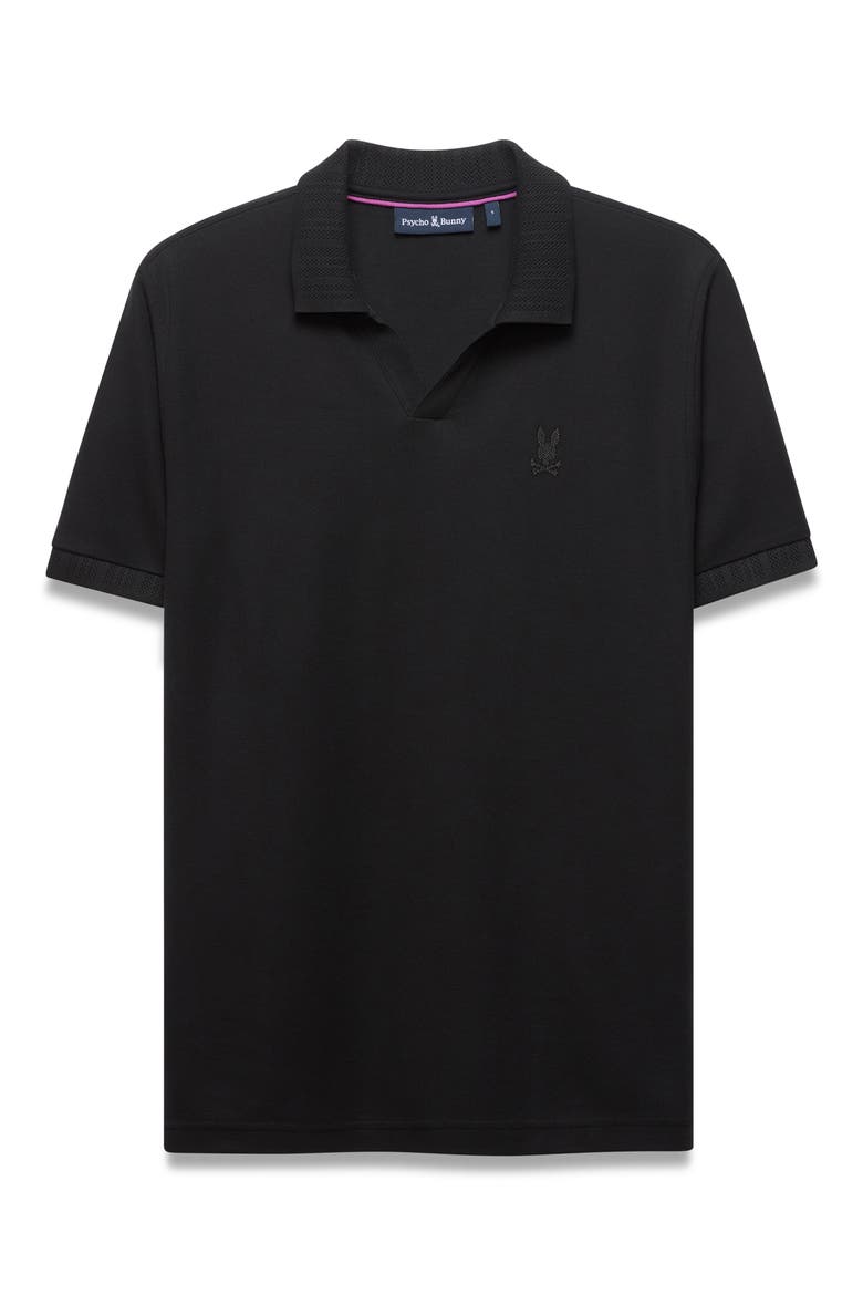 Geoffrey Johnny Collar Polo, Alternate, color, BLACK