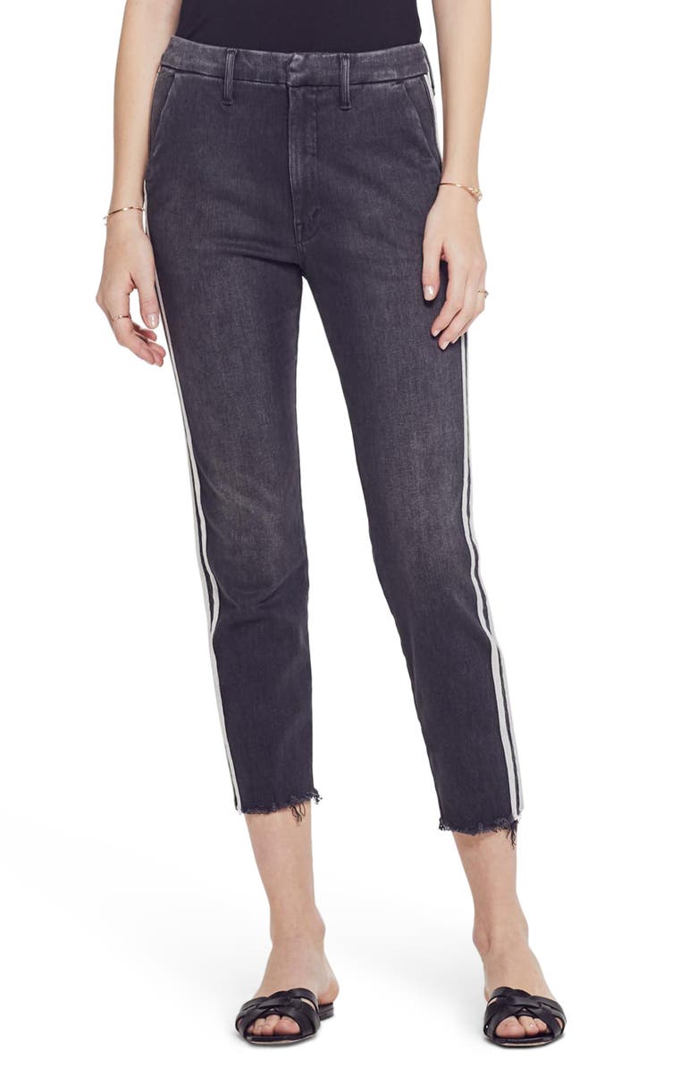 MOTHER The Shaker Prep High Waist Crop Slim Jeans, Main, color, 