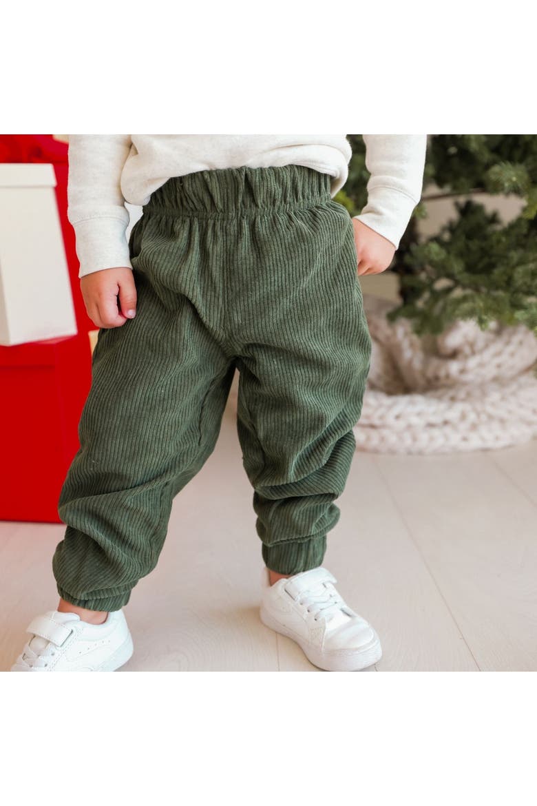 Forest Corduroy Jogger, Alternate, color, Forest Green
