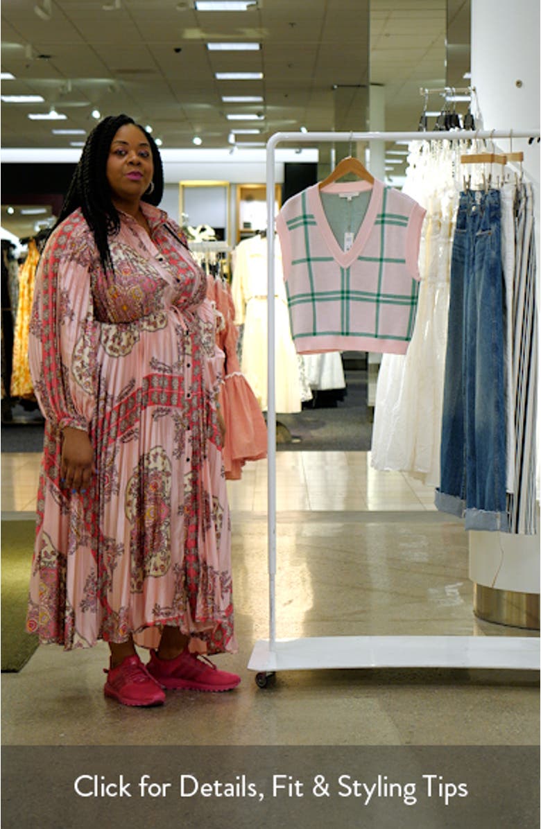 The Veronica Plaid Sweater Vest, sales video thumbnail