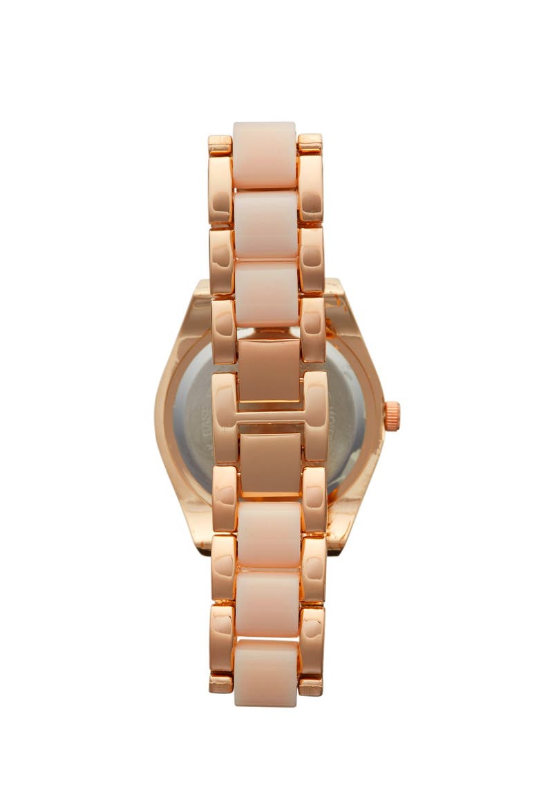Mixed Media Watch, Alternate, color, ROSE GOLD