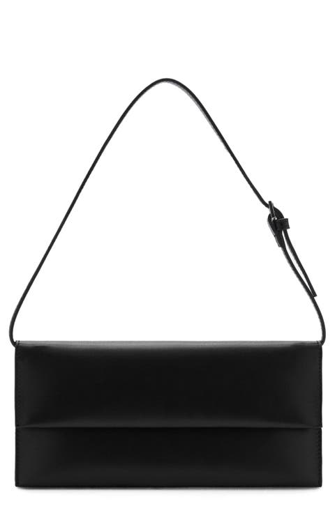 Faux Leather Shoulder Bag