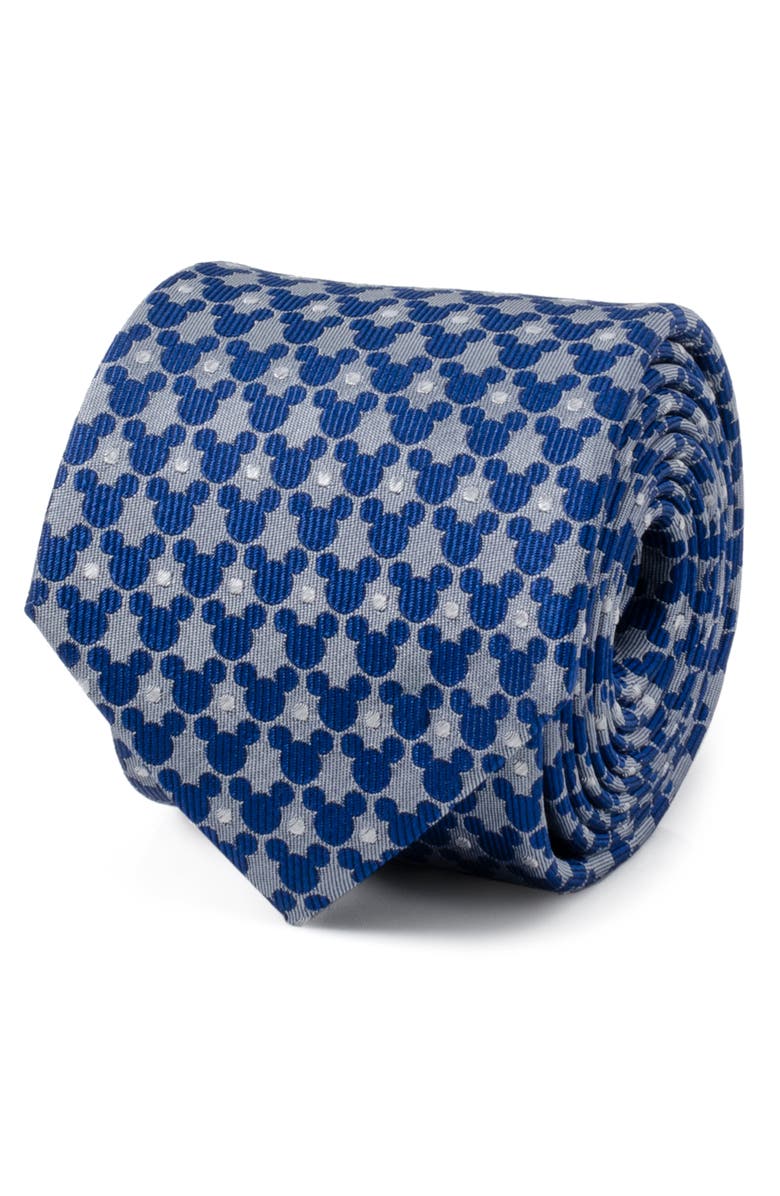 Cufflinks, Inc. x Disney Mickey Dot Pattern Silk Tie, Alternate, color, Blue