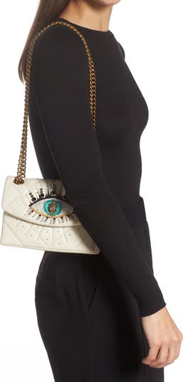 Mini Kensington Eye Quilted Leather Crossbody Bag