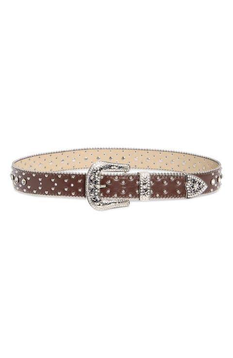 Western Studded Bling Belt