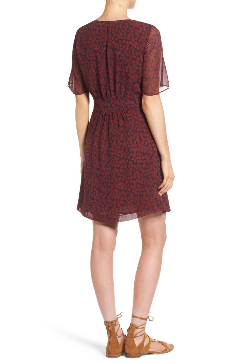 Madewell 'Vivian' Silk Shift Dress, Alternate, color,