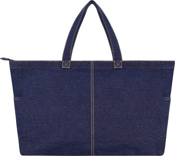 Multipocket Denim Tote Bag