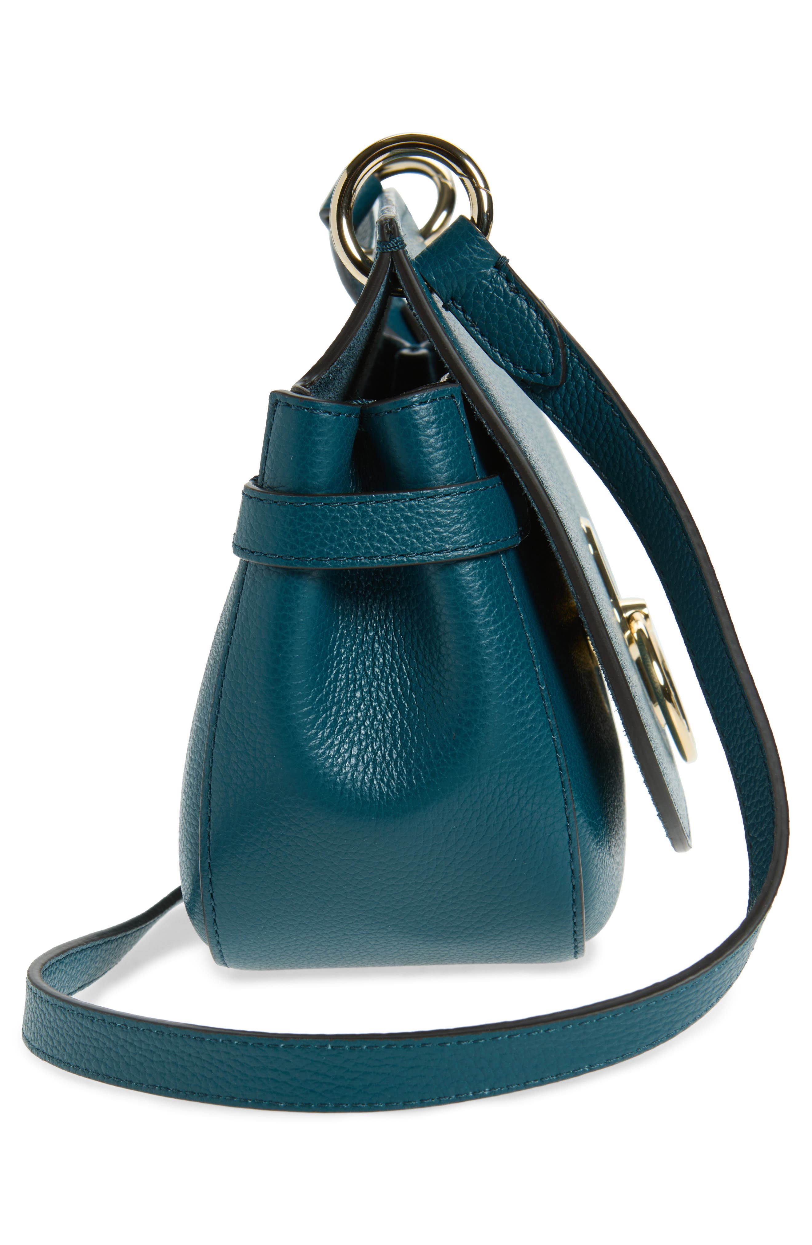 Small Amberley Leather Satchel, Alternate, color, OUT OF THE BLUE