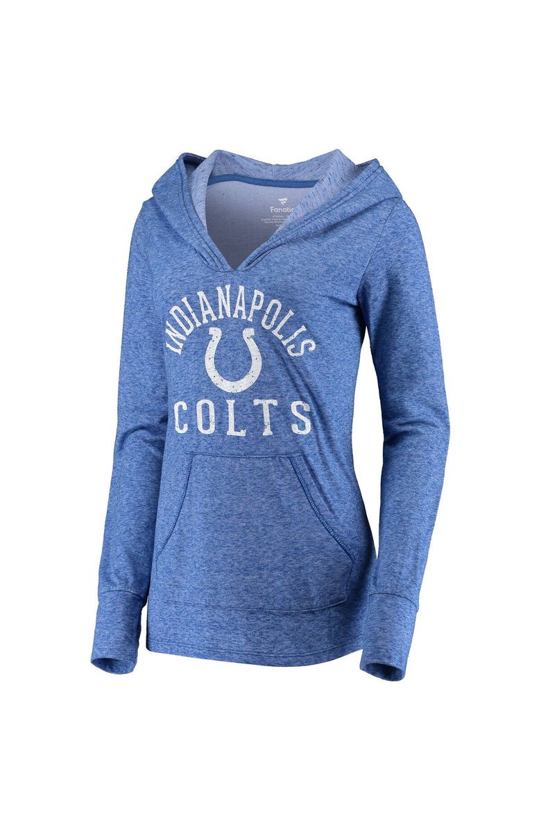 FANATICS Women's Fanatics Branded Royal Indianapolis Colts Doubleface Slub Pullover Hoodie, Alternate, color,