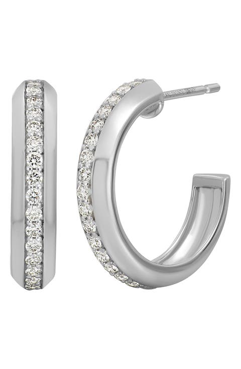 Gatsby Pavé Diamond Hoop Earrings (Nordstrom Exclusive)