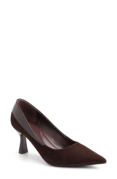 Kimberly Faux Leather Pointed Toe Pump