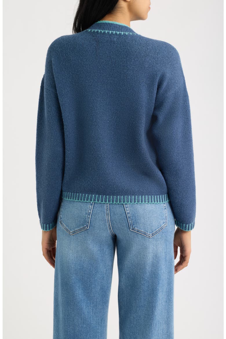 Blanket Stitch Sweater, Alternate, color, CADET BLUE