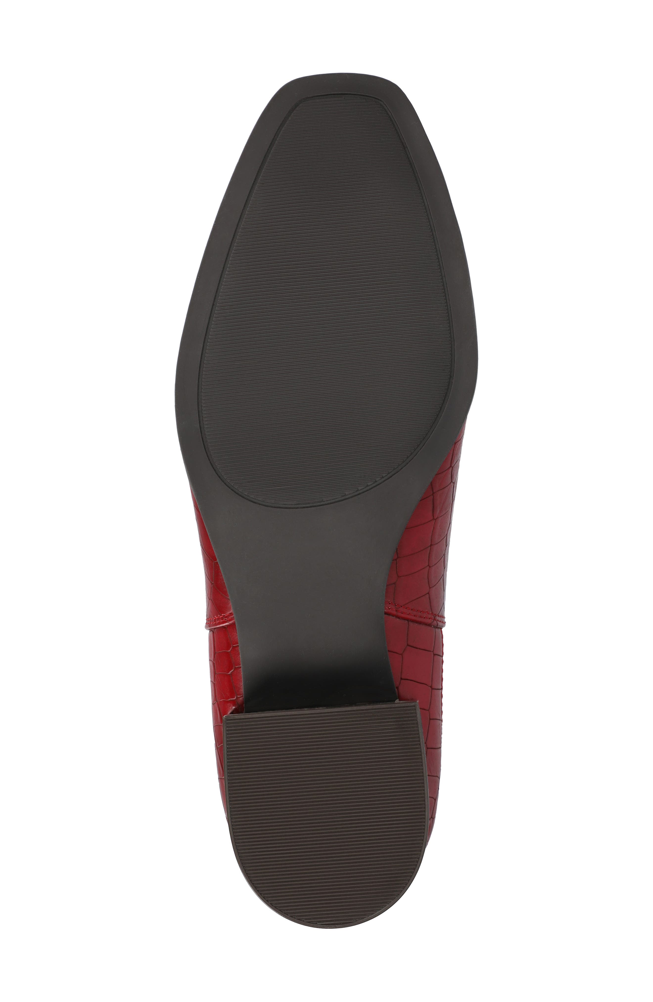 Journee Collection Wrenley Bootie, Alternate, color, Red Crocodile