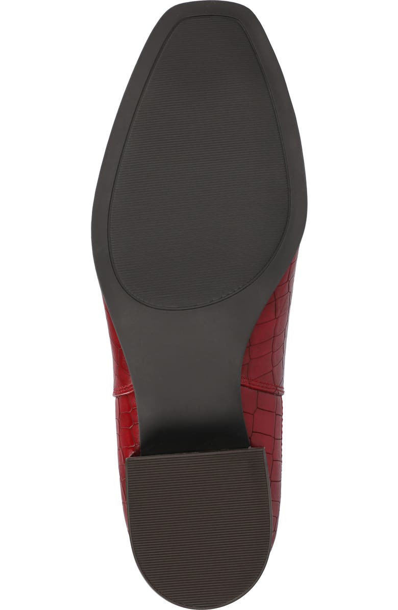 Journee Collection Wrenley Bootie, Alternate, color, Red Crocodile