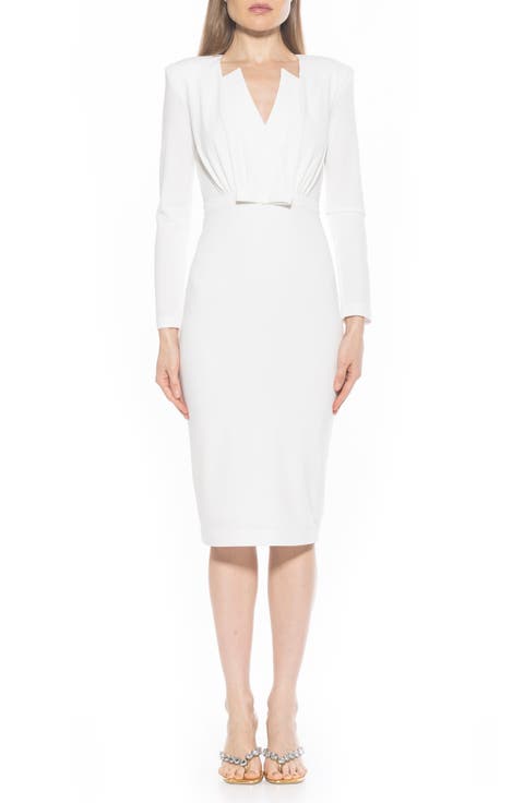 Arleth V-Neck Sheath Dress