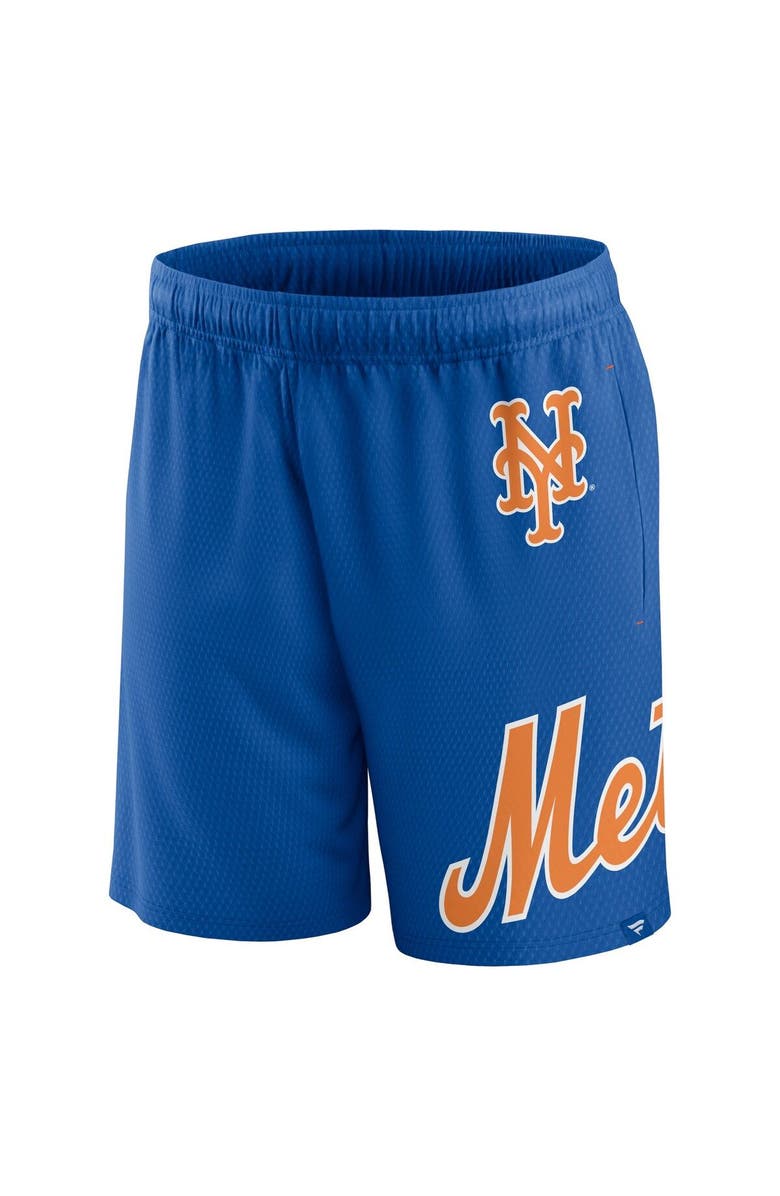 FANATICS Men's Fanatics Branded  Royal New York Mets Clincher Mesh Shorts, Alternate, color, 