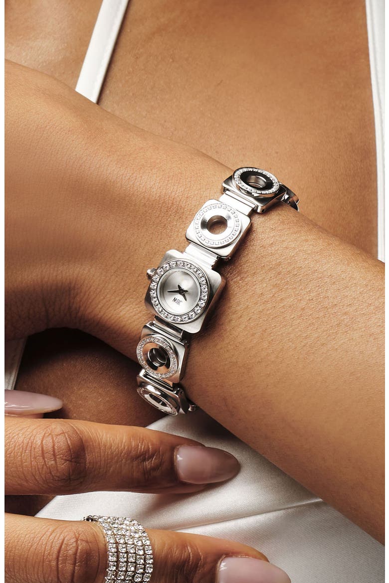 Chasm Bracelet Watch, 18mm, Alternate, color, STAINLESS STEEL