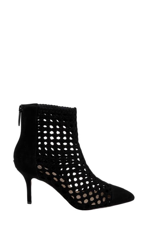 L Agence L'agence Josefine Open Weave Bootie In Black