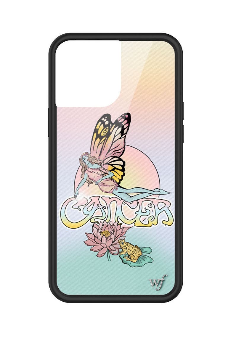 Cancer iPhone Case, Alternate, color, Blue