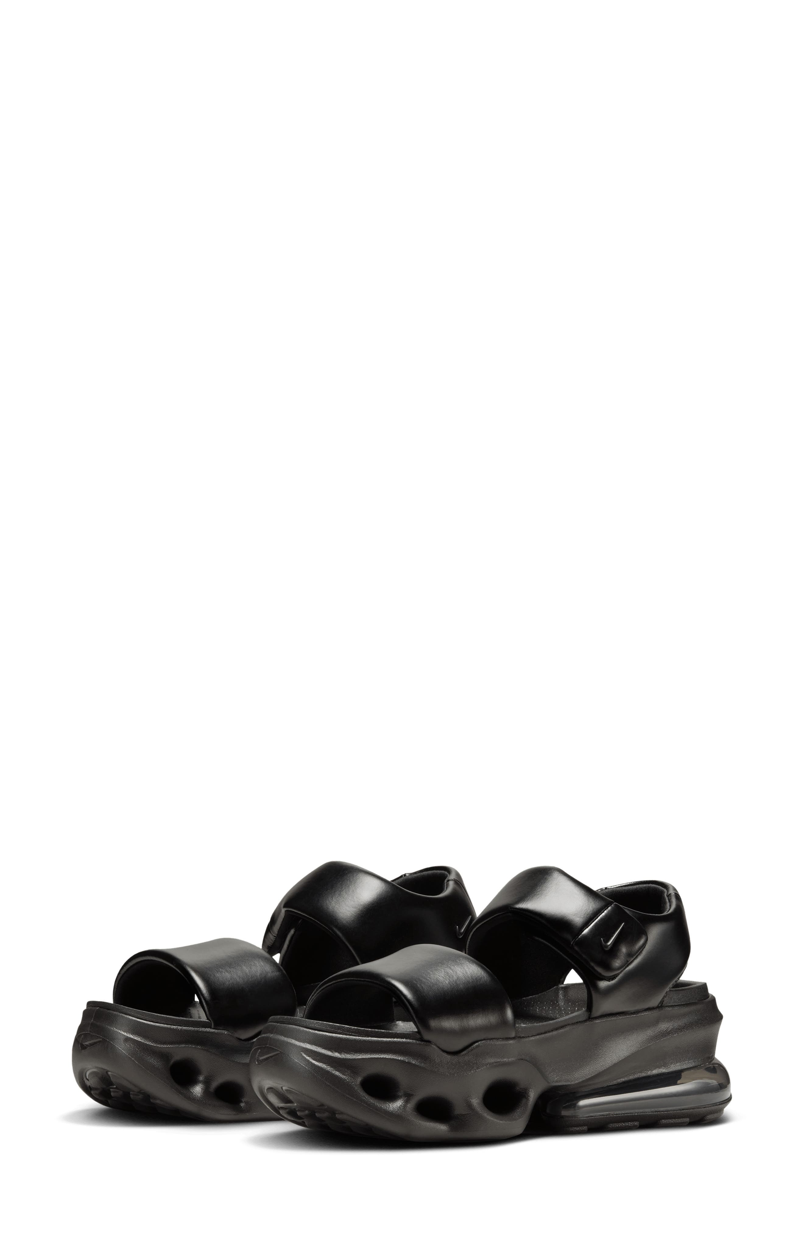 Air Max Halo Platform Sandal, Main, color, BLACK/ ANTHRACITE/ BLACK