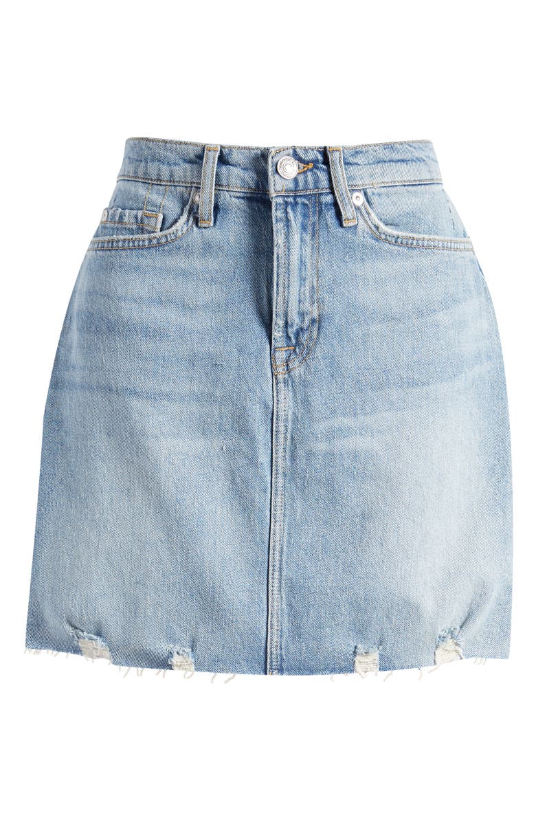 7 For All Mankind Mia Denim Skirt, Alternate, color, 