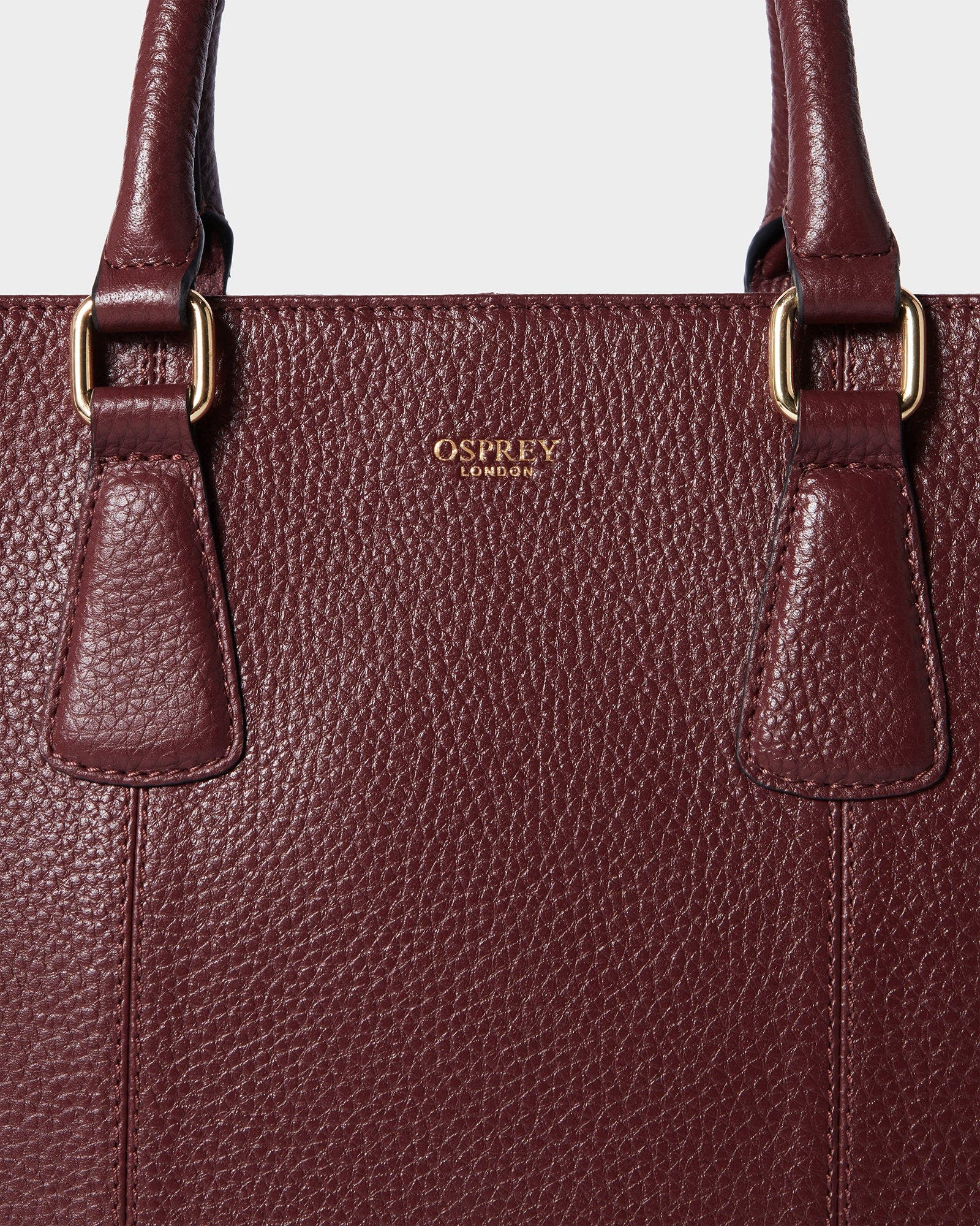 The Adaline Leather Workbag, Alternate, color, Merlot