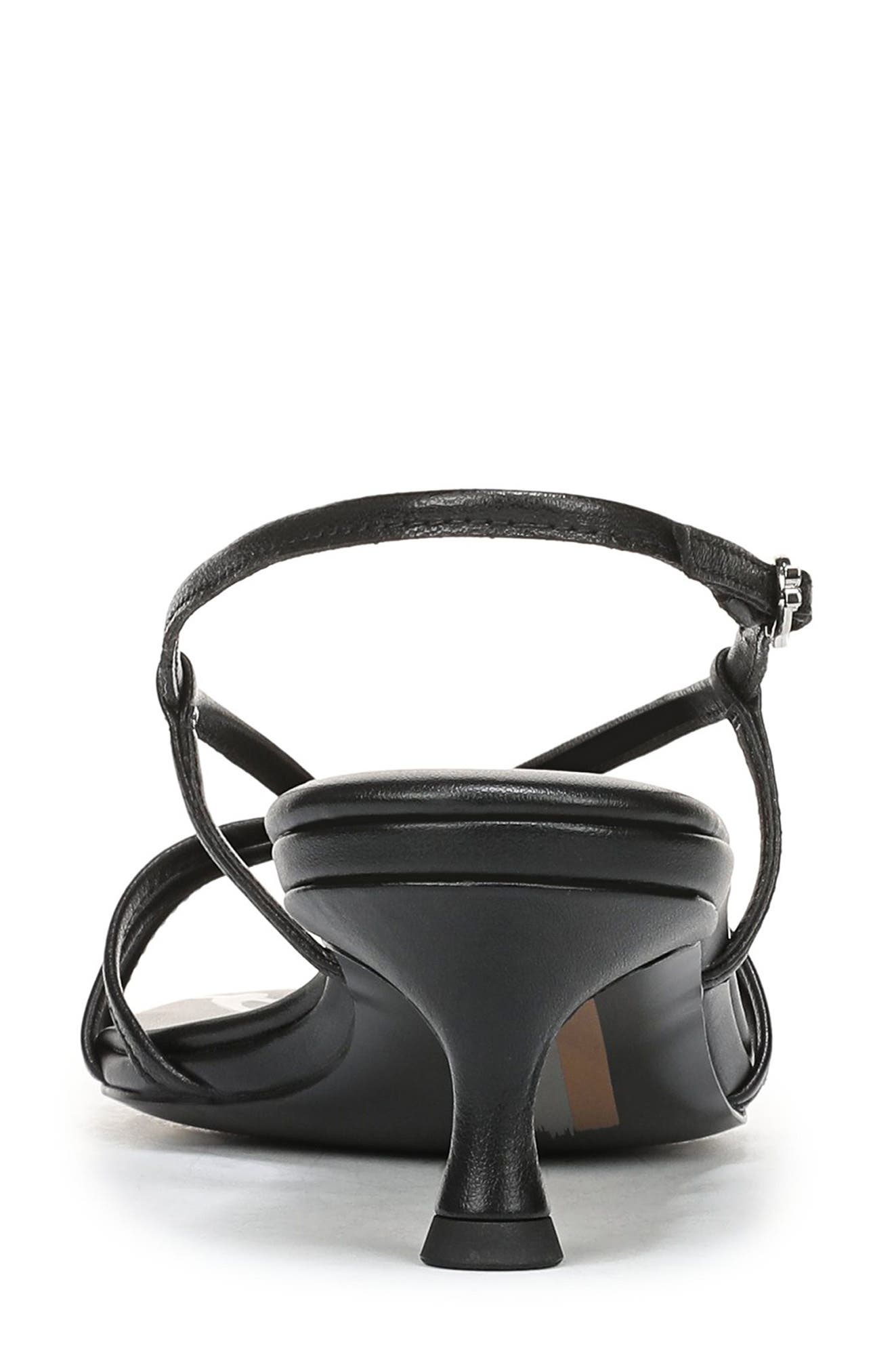 Sam Edelman Cressa Slingback Kitten Heel Sandal, Alternate, color, Black