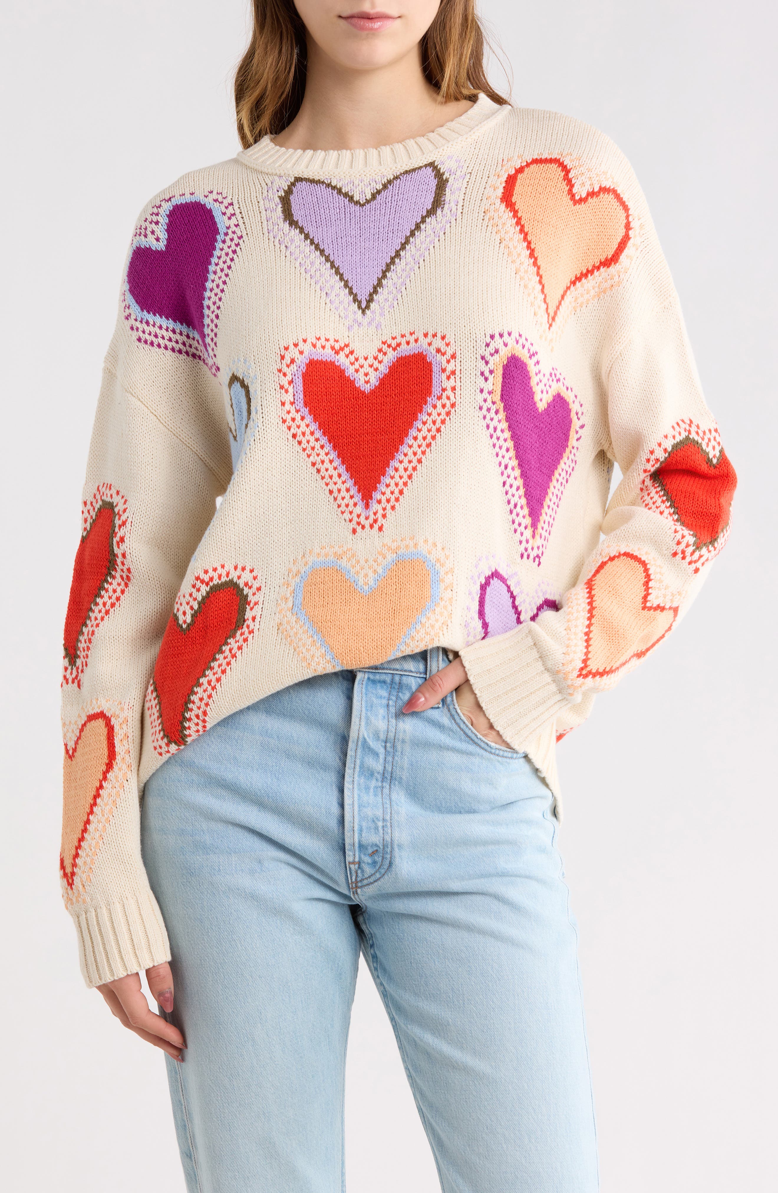 Vigoss Hearts Sweater